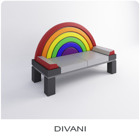 divano, arcobaleno